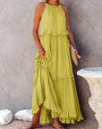 Louise Halter Ruffle Maxi Dress