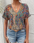 The Breezy Bella – V-Neck Blouse