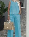 Alira’s Effortless Wide-Leg Pant Set